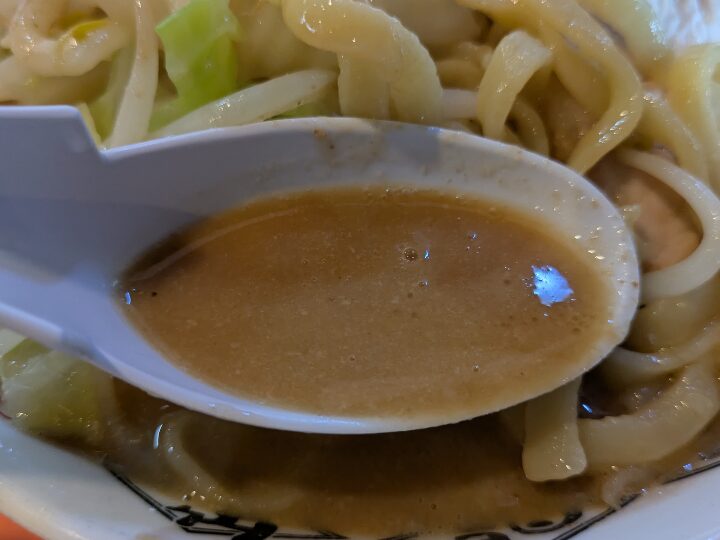 ちばから市原本店のラーメンスープ