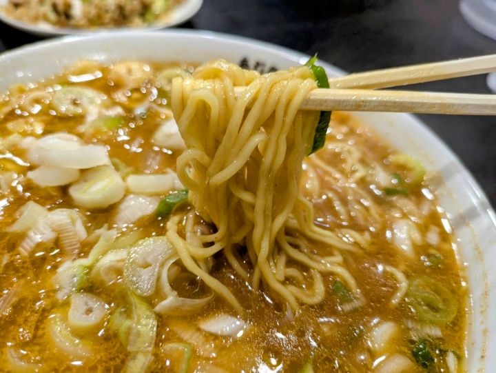 木更津　富士見ラーメン　麺