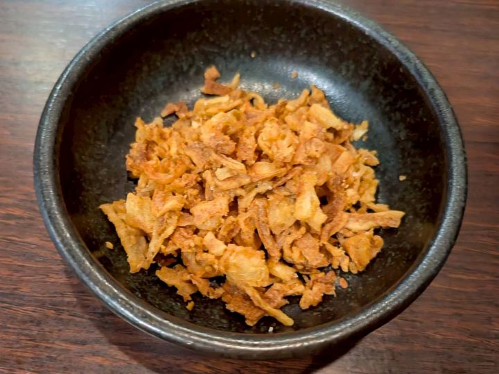 横浜家系ラーメン吟家　フライドオニオン