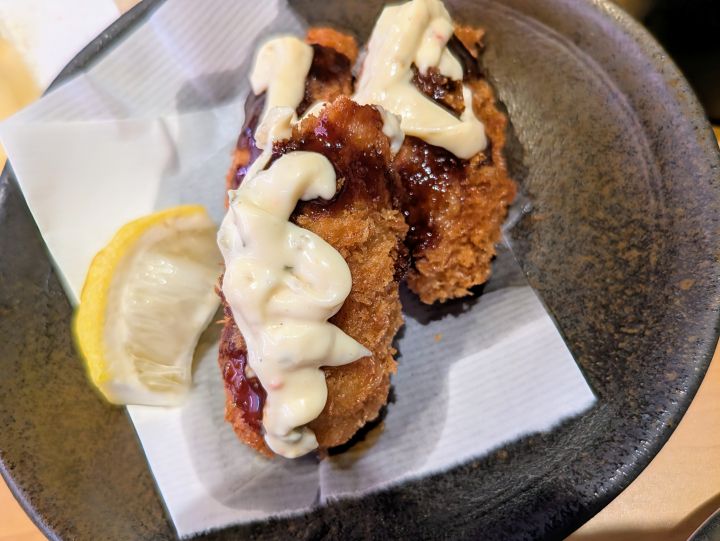 回転寿司やまと　カキフライ