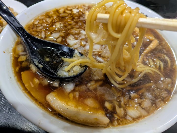 木更津　富士見ラーメン　麺