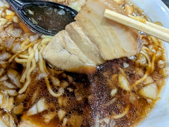 木更津　富士見ラーメン　チャーシュー