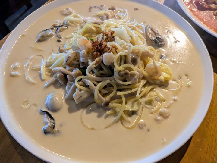 まーくんのぱすた小屋　みそクリームパスタ