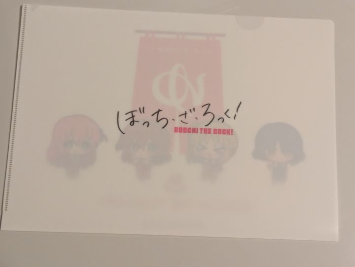 ぼっち・ざ・ろっく！×湯楽の里　コラボ　クリアファイル