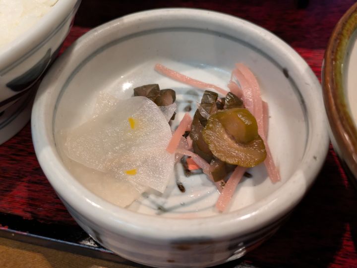 かつ波奈 木更津店 おしんこ