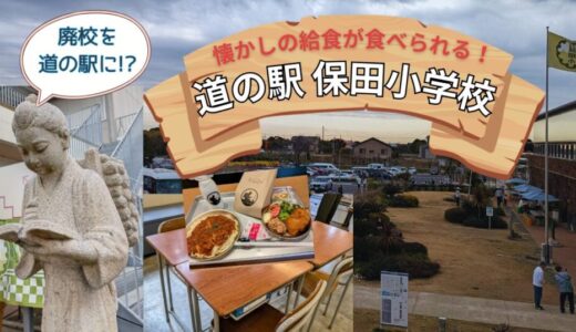 【道の駅】保田（ほた）小学校ランチレビュー！給食メニューを満喫