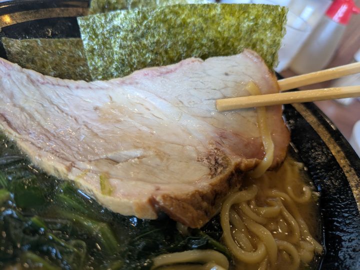 王道家直系 環家のラーメンのチャーシュー
